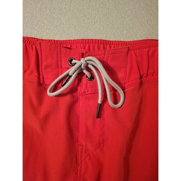 Spyder Swim Shorts Mens Small UV Protection Surf Sand Sun Athletic Workout Red - Picture 6 of 11